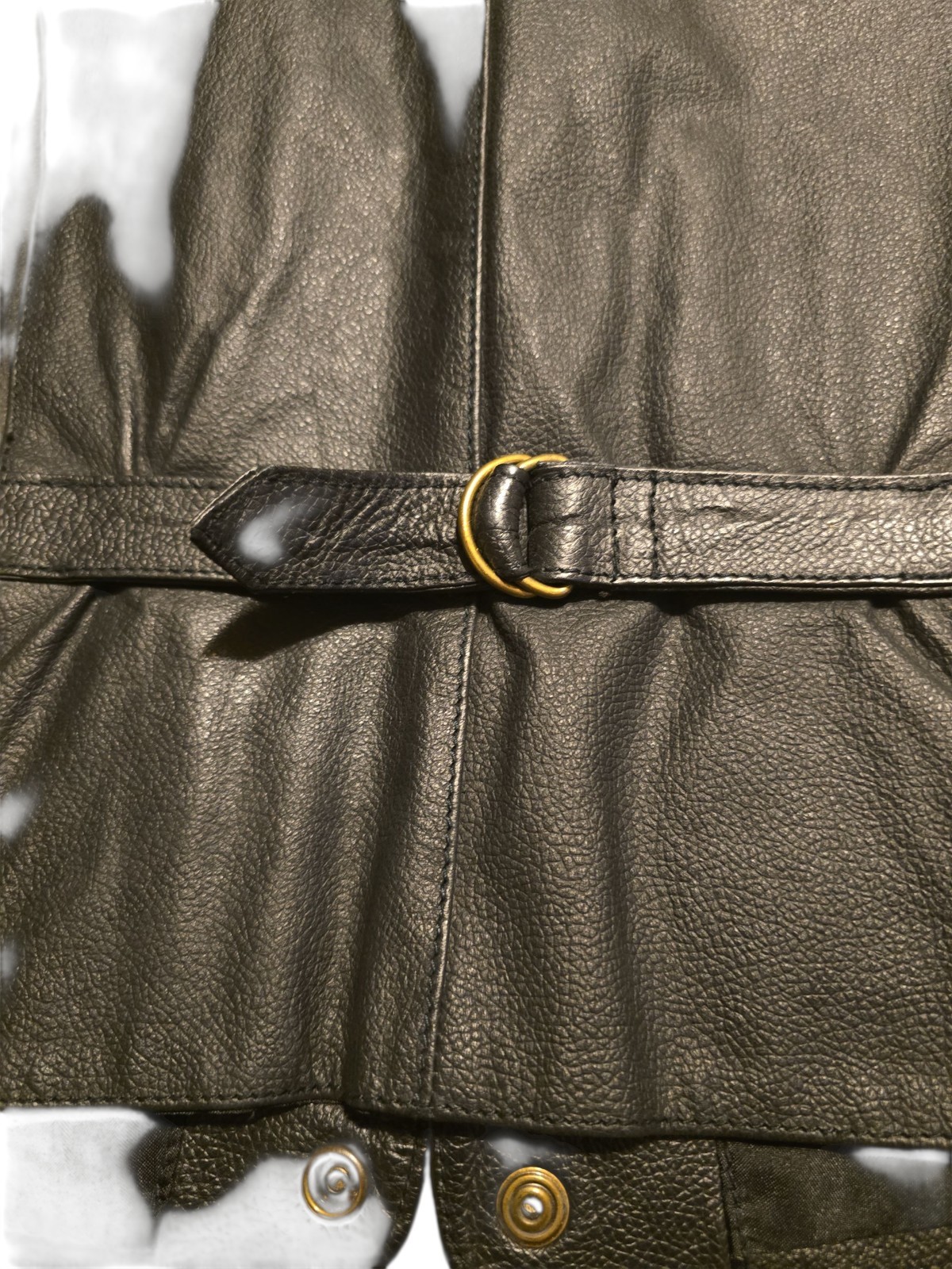 Wilson's Leather Vest Snap Down Button  Pockets B… - image 5