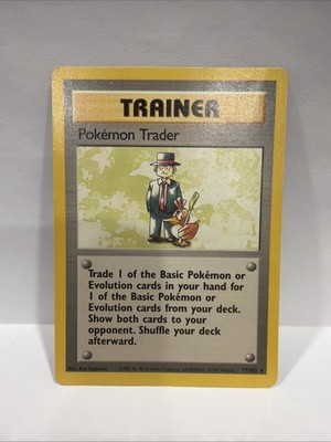Pokemon Trader 077/102 Base Set Regular
