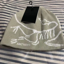 Arc'teryx Bird Head Wool Beanie Gray Toque Winter Ski Hat - New With Tags