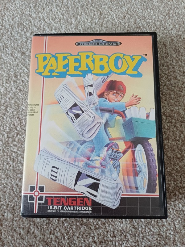 Paperboy Sega Mega Drive Game Boxed