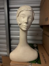 1970s 1980s mannequin head bob haircut page boy shoulder pads