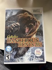 Activision Cabela's Dangerous Hunts 2013 Wii T-Teen Manual Included