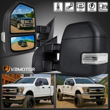 Fits 2017-2019 Ford F250 F350 Power Heated Tow Mirror Led Signalblind Spot Fits 2017-2019 Ford F250 F350 Power Heated Tow Mirror Led Signalblind Spot