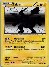 Pokémon Zekrom 47/114 Holo - Schwarz & Weiß - Deutsch 2011