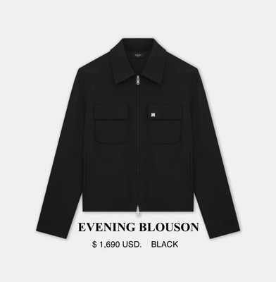 Authentic AMIRI EVENING BLOUSON New With Tag Hasn t been used. Read Description