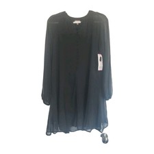 Vestido Joie Mujer Pequeño Negro Gasa Fluido Hada Gótico Capricho Otoño Nuevo con Etiquetas