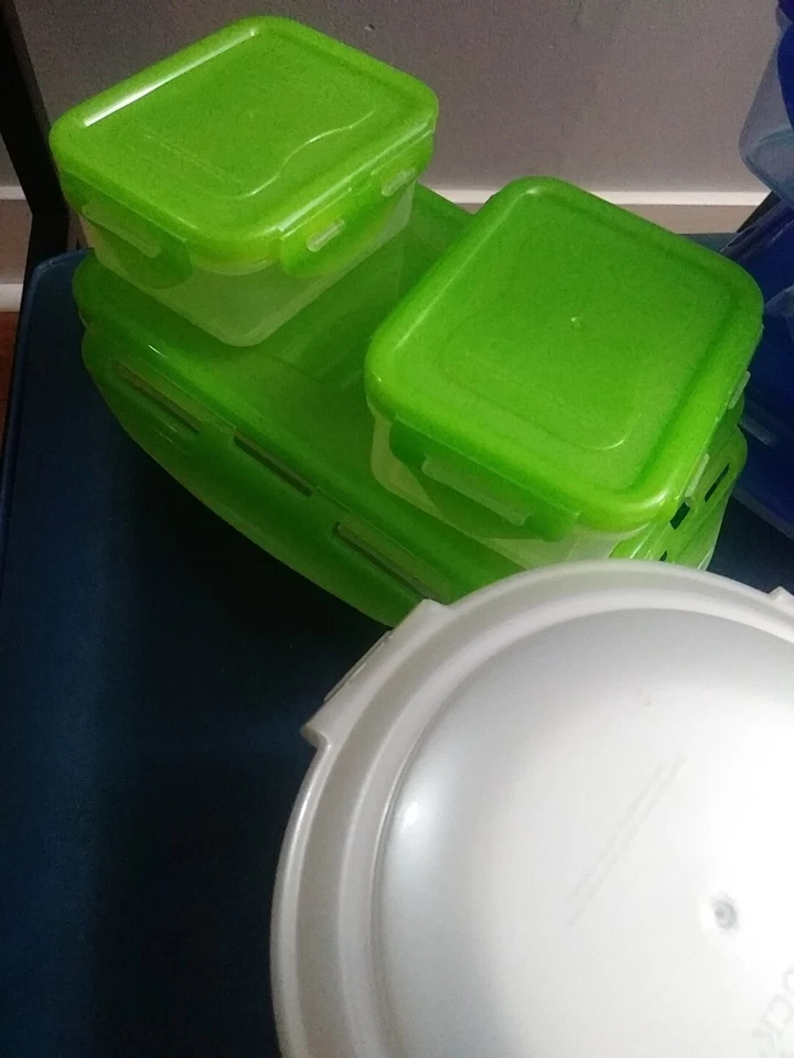 9LOCK N LOCK Various Canisters Freezer Microwave safe Multicolor Containers - Image 3 of 4