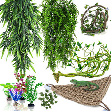 Reptile Plants for Bearded Dragon Tank Accessories, Reptile Hammock