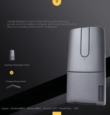 YOGA 2 Wireless Business Wireless Mouse forLenovo with 1600DPI Laser
