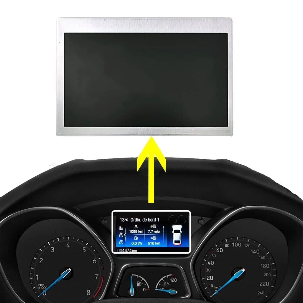 Ford Fiesta 2017 - 2022 Lcd Screen Digitial Display Dash Speedo Cluster Replace - Picture 3 of 3