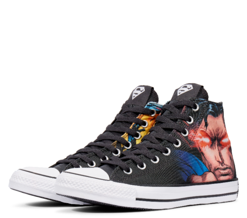 superman high top converse