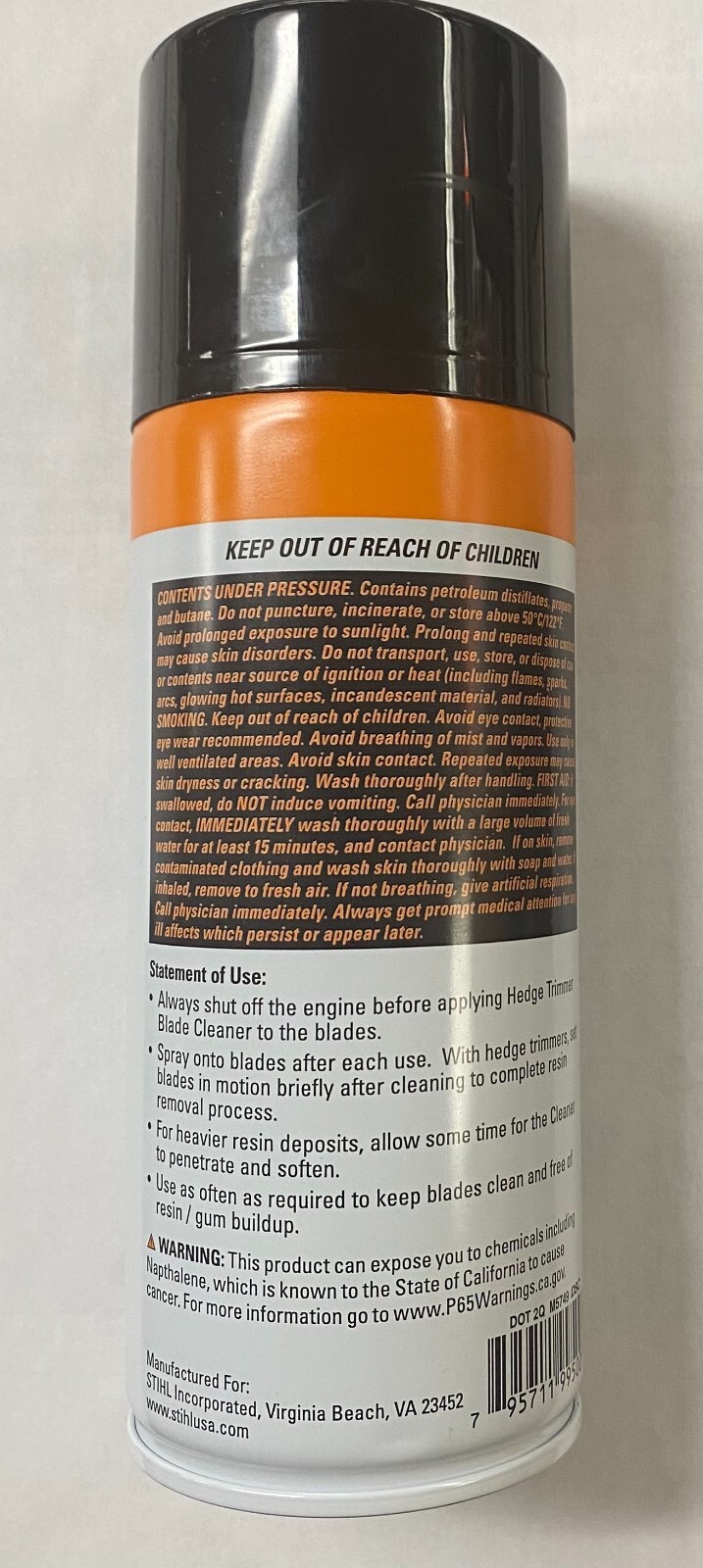 Stihl+OEM+Hedge+Trimmer+Resin+Remover+9oz+70105160002 for sale online