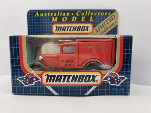 Matchbox MB38 ~ Model A Vans ~ P.M.G. ~ MINT in (opened) original Boxes. - Zdjęcie 1 z 21