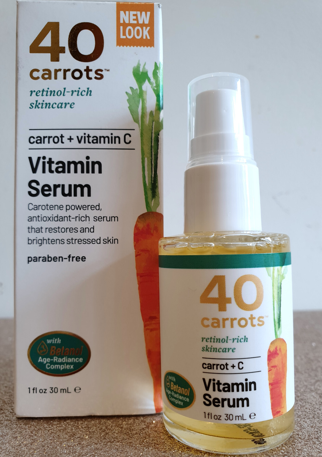 40 CARROTS Carrot + Vitamin C Vitamin Serum 30ml