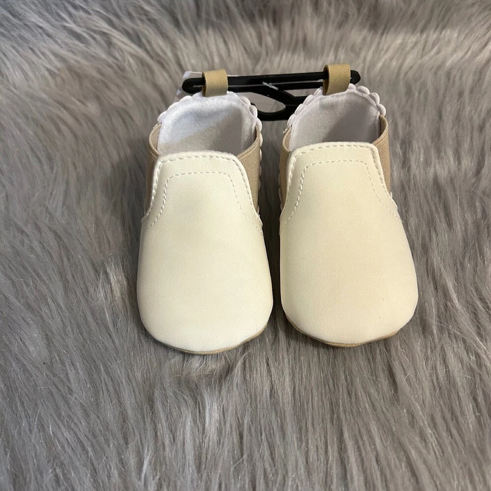 Carter's Child Of Mine Zapatos de Bebé Infantil Niña Talla 3-6 Meses Botines Blancos Foto 2 de 4