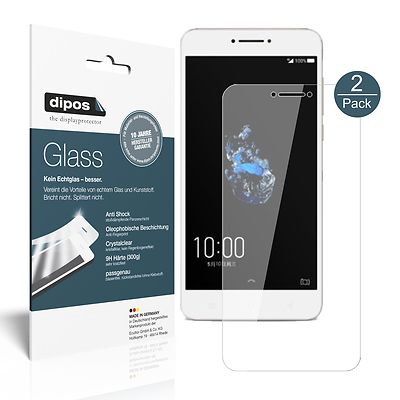 2x Schutzfolie für Coolpad Cool Play 6 - Anti-Shock 9H Folie dipos Glass