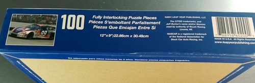 NEW Nascar Jeff Burton Puzzle #99 Citgo 100 Piece Puzzle Vista Puzzles 2001 USA - Picture 6 of 8