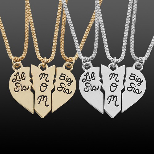 Little Sister Sis Mom Necklace 