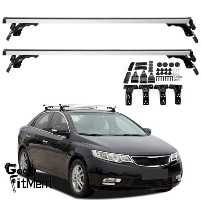 48'' Car Roof Rack Cross Rail Bar Luggage Bicycle Boat Carrier For Kia Forte GT