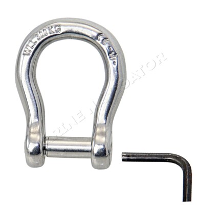 WICHARD Bow Type Shackle with Inside Hexagon Pin 12mm