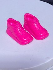 Modern Barbie Hot Pink Sneakers Tennis Shoes Square Toe
