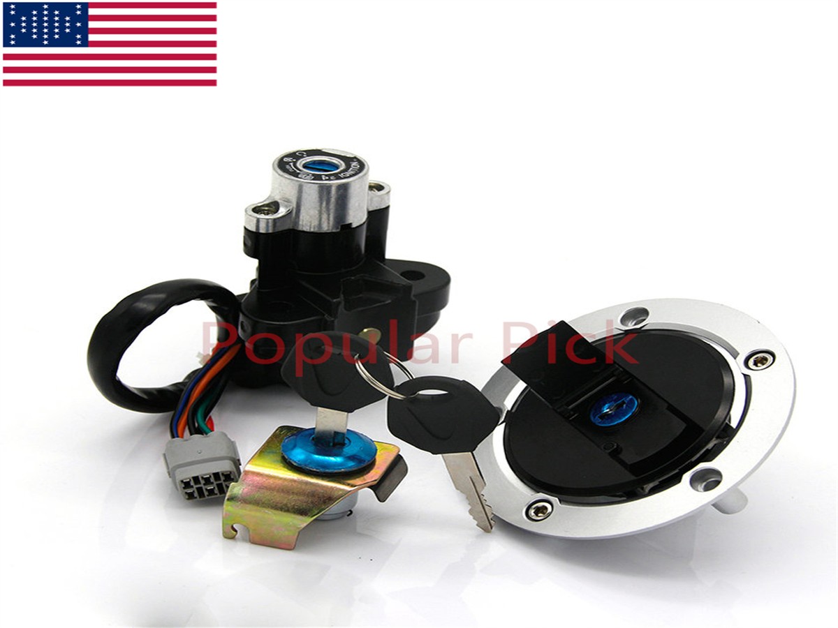 Ignition Switch Gas Cap Seat Lock Key Suzuki GSX650F Katana