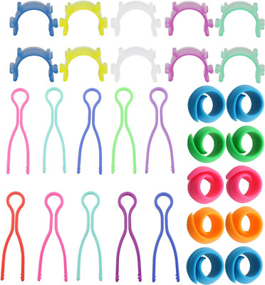 Bobbin Clamps Holders Thread Buddies  30PCS Bobbin Holder Clips Color Thread Cli