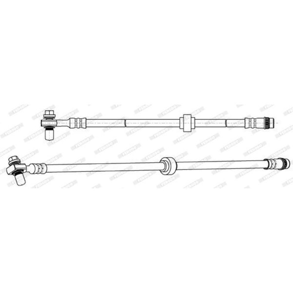 Ferodo Bremsschlauch Passend FüR Peugeot 607 9D 9U 2.2 Hdi 2.7 3.0 V6 24V-image