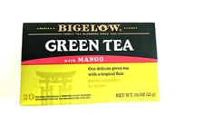 Green Tea- Bigelow- With Mango, 20 Bags,