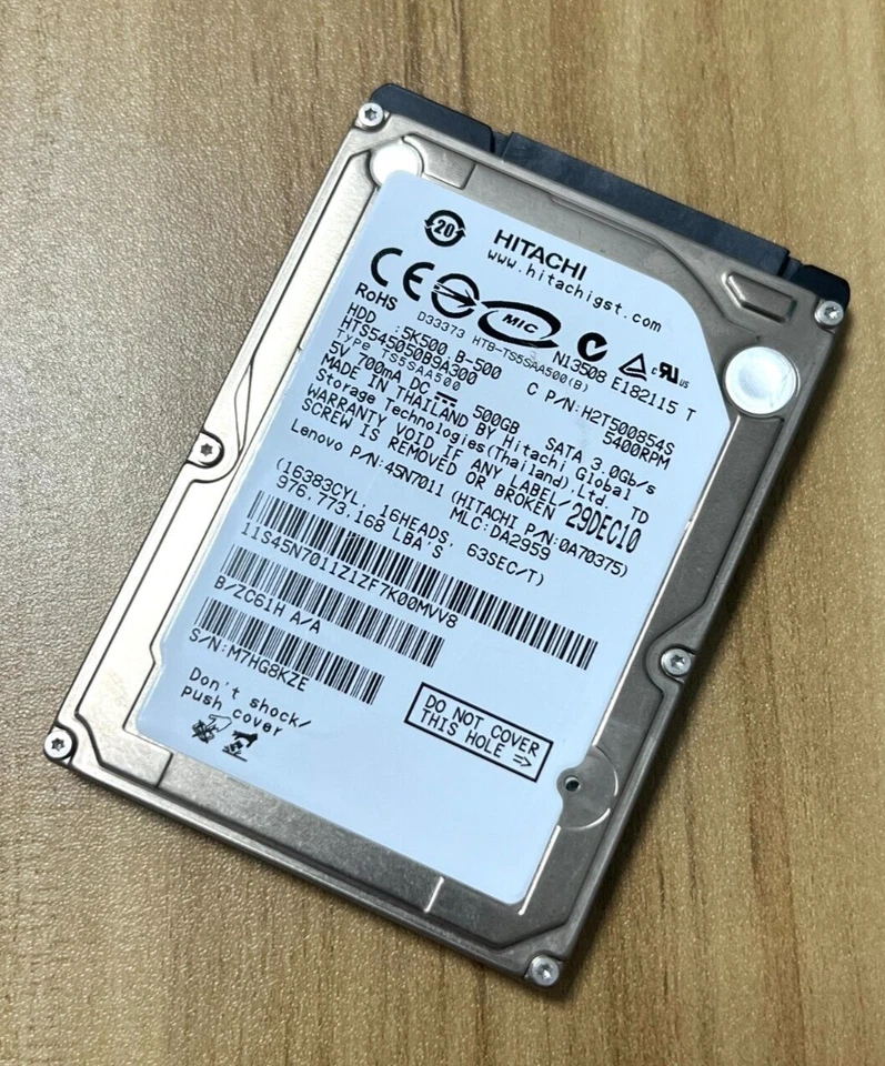 Hitachi 5K500.B HTS545050B9A300 500GB Internal 5400RPM 2.5" SATA Hard Driv - Image 3 of 4