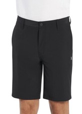 Hurley Men's All Day Hybrid Shorts Quick Dry 4-Way Stretch Black Size 34