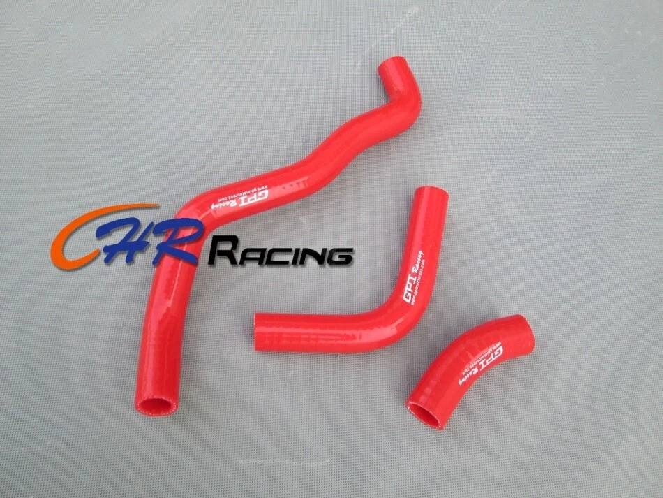 Manguera de radiador de silicona para SUZUKI DRZ 400 DRZ 400 S DRZ400SM 2002-2013 ROJO Foto 3 de 4