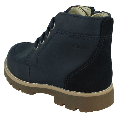Jungen Clarks Heide Spitze T Leder Stiefeletten - Picture 14 of 17