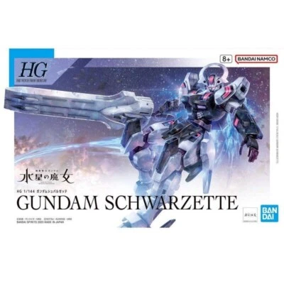 BANDAI Gundam Gunpla HG 1/144 Gundman Schwarzette "The Witch From Mercury"
