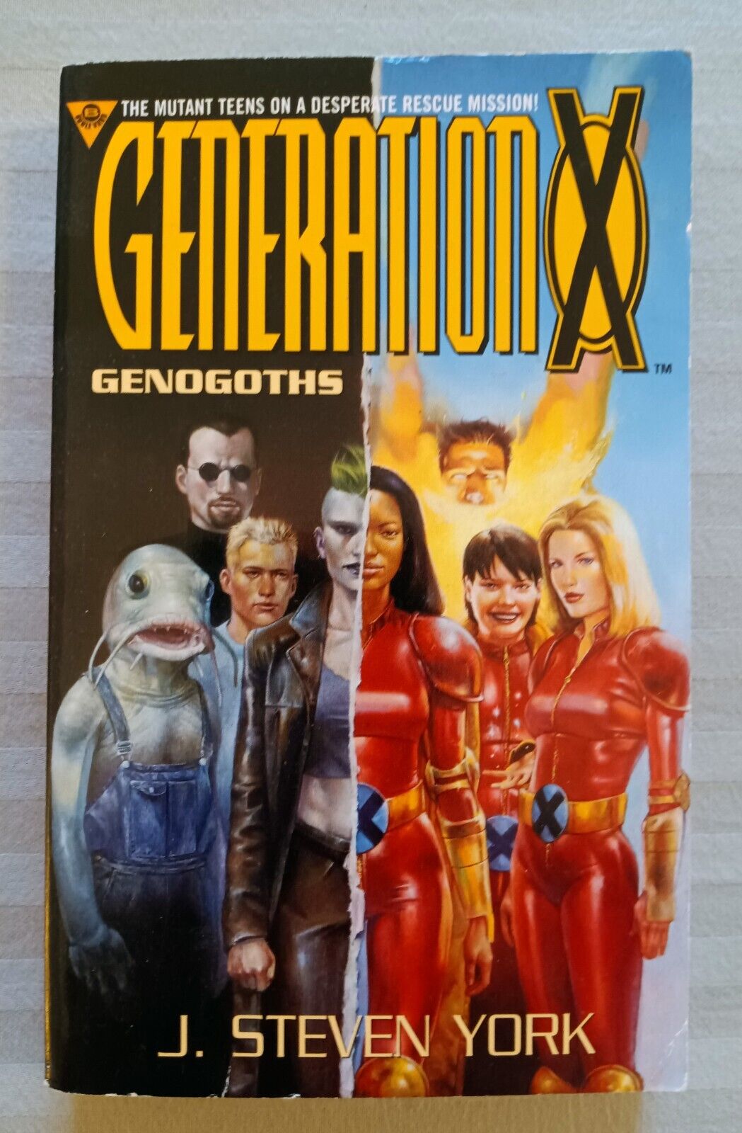 GENERATION X GENOGOTHS, PAPERBACK, PB, STEVEN YORK, 1ST, BOULEVARD, 2000