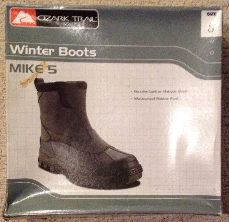 NIB Ozark Trail Mike 5 Outdoor Camping Hiking Winter Boots Men's Size 8