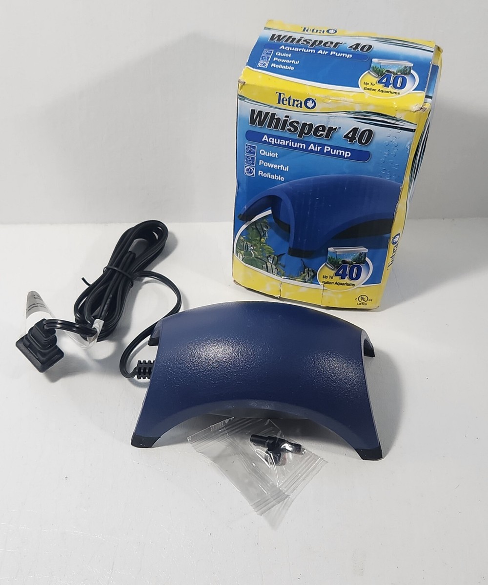 Tetra Whisper 40 Aquarium Air Pump see picture New open box