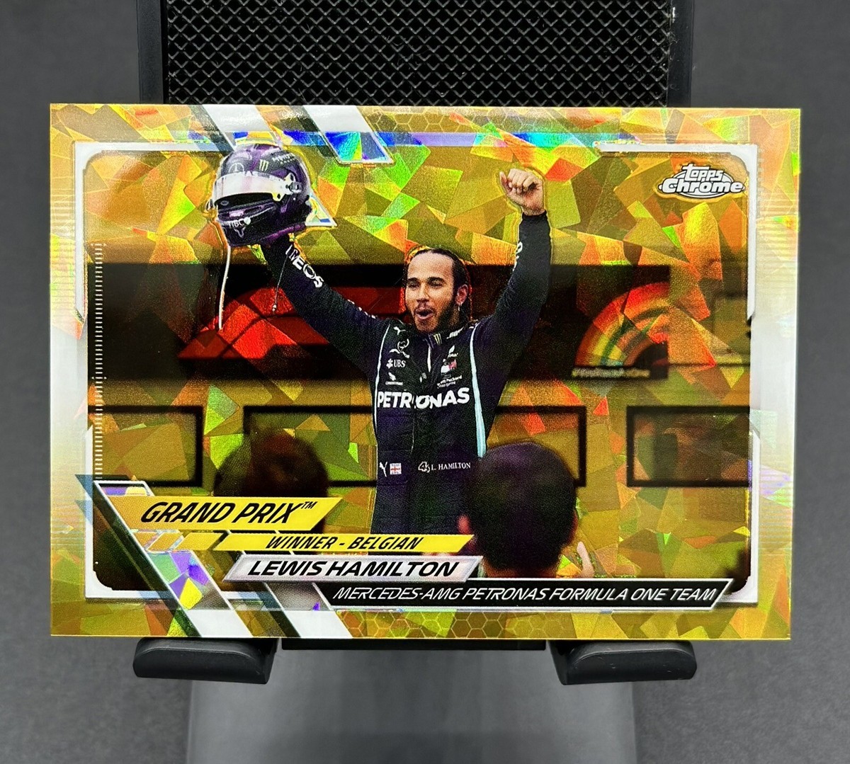 2021 Topps Chrome Formula 1 F1 Sappire Gold Lewis Hamilton /50