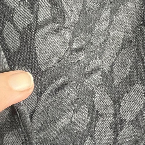 The Kooples Black Tonal Leopard Print Peak Lapel Classic Chic Blazer Sz FR42/10 - Picture 13 of 13