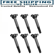6 Heavy Duty Ignition Coils Fits 2007-2016 Toyota RAV4 2.5L I4 3.5L V6 Electric/