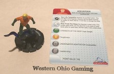 Heroclix Aquaman 029 USED DC 75th Anniversary Single Figure