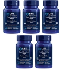 Life Extension Food Sensitivity Relief Diamine Oxidase (DAO) 20,000HDU Hist 5X60