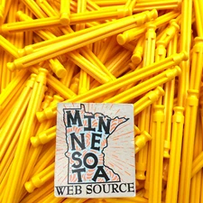 (200) NEW K’NEX / Knex Yellow Rods – 3-7/16" Standard Replacement Parts Bulk