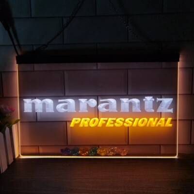 Marantz Professional Audio Theater LED Neonlicht Schild 2 Farben für Videothek