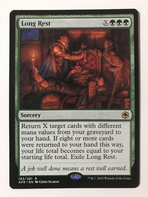 LONG REST Adventures in Forgotten Realms MTG Magic the Gathering | eBay LONG REST Adventures in Forgotten Realms MTG Magic the Gathering | eBay