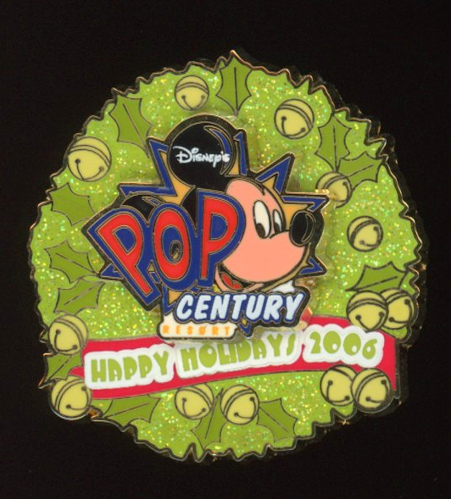 WDW Holiday Resort Series 2006 Pop Century Mickey Mouse LE 750 Disney Pin