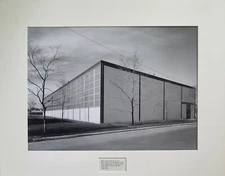 Mies R.R. Lab.Blg. IIT Vintage Hedrich Blessing Architectural Photo 1986 print 