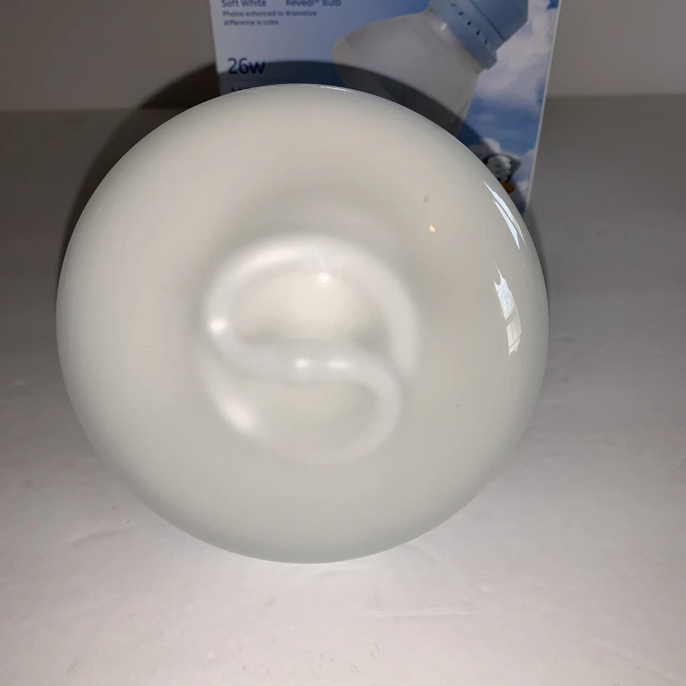 GE Reveal Dimmable Bulb 26 Watt 7.3 Year Life Nob E8 - Image 2 of 4