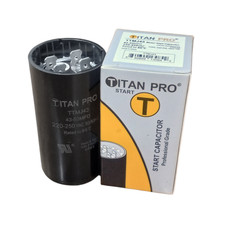 Titan Pro Ttmj43 Motor Start Capacitor 43-53 Mfd Uf 220-250 Vac