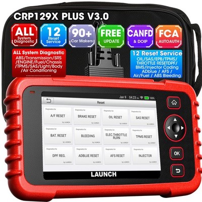 Launch CRP129X Plus V3.0 Profi OBD2 Diagnosegerät Auto Scanner ALLE SYSTEM TPMS